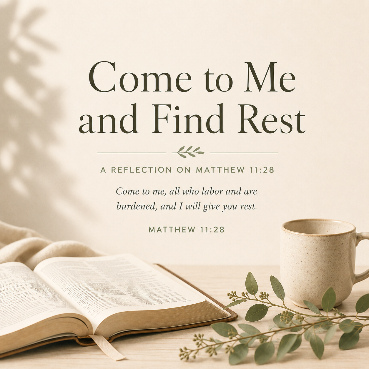 Rest for the Weary Soul