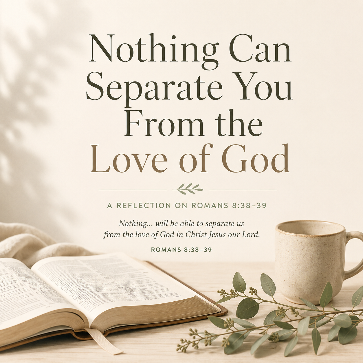 Nothing Can Separate You From the Love of God