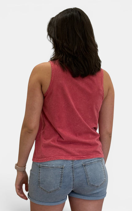 1776 USA graphic tank top back view