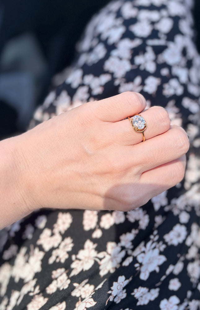 Statement Crystal Ring