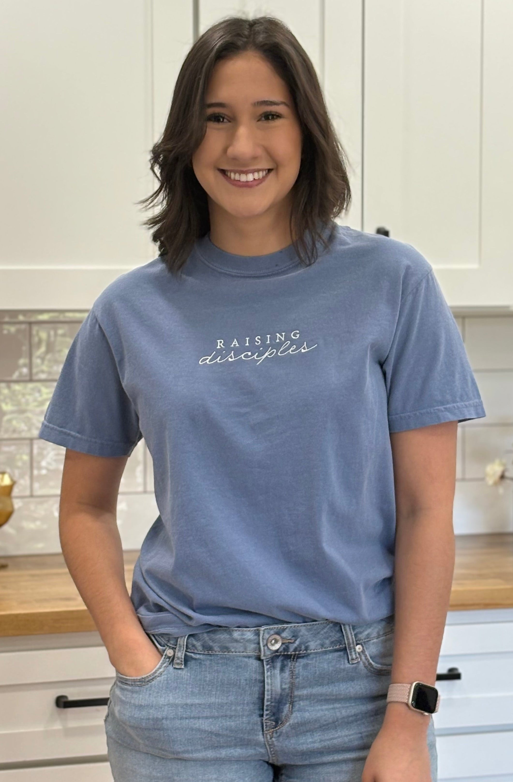 Raising Disciples Embroidered Tee Shirt