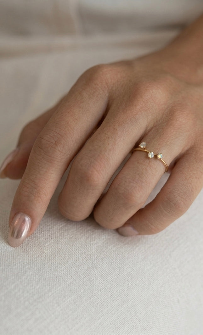 Aria Dainty CZ Ring