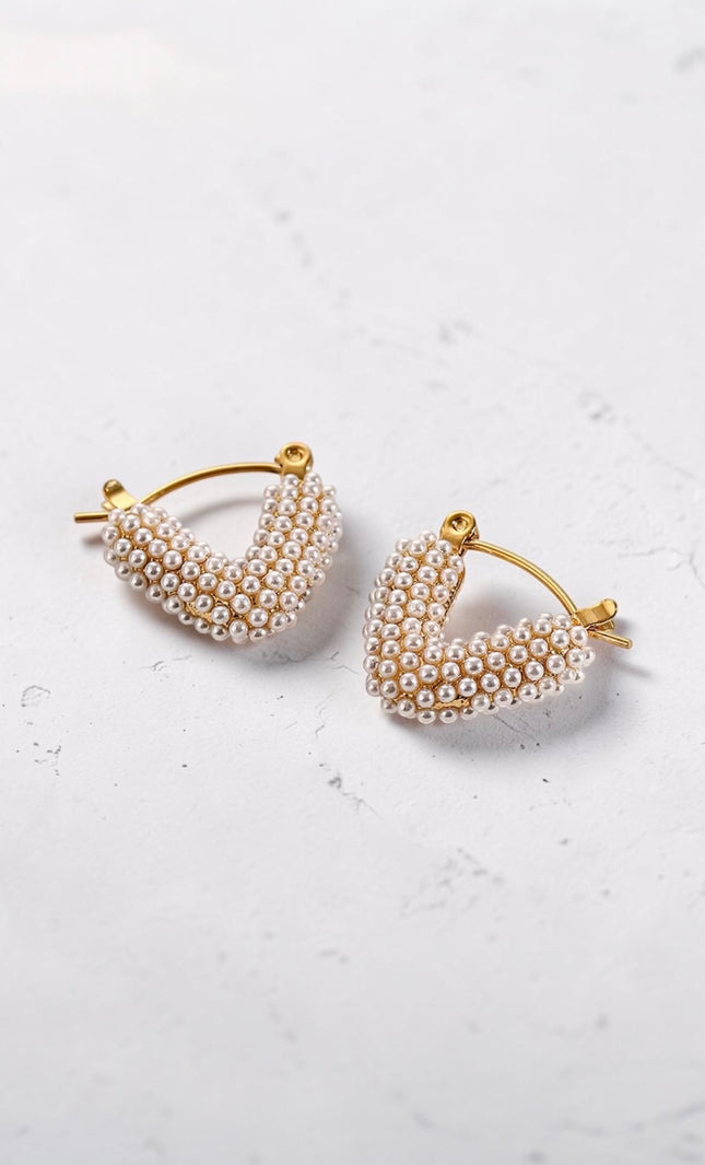 Aurora V Hoop Earrings