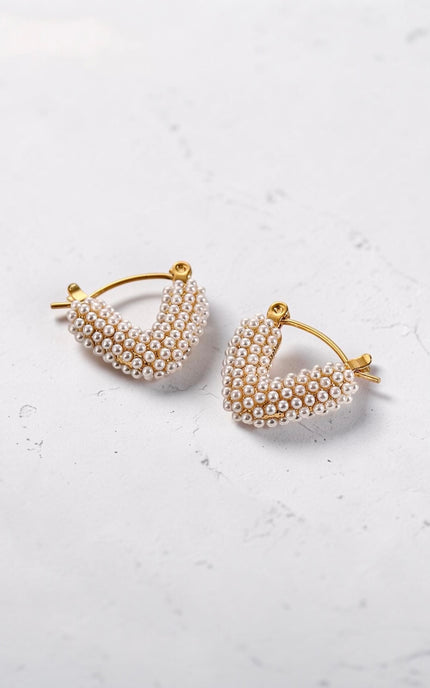Aurora V Hoop Earrings