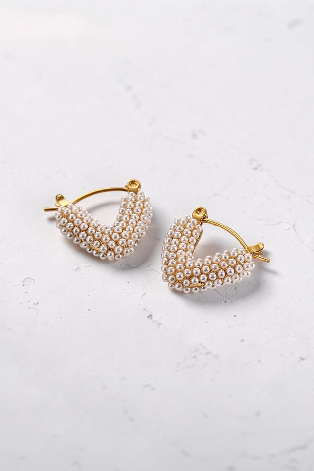 Aurora V Hoop Earrings