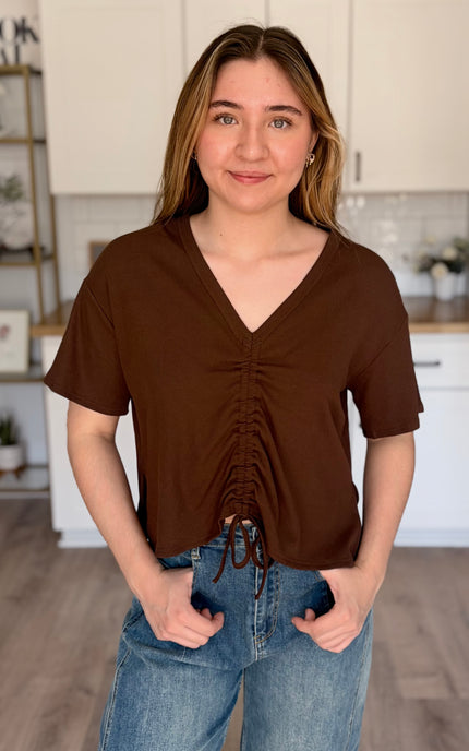 Cinched Detail Top