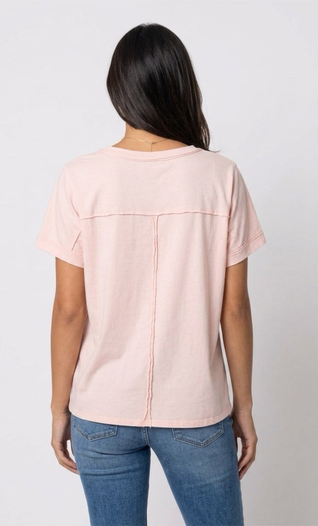 Pray Patchwork Cotton Tee