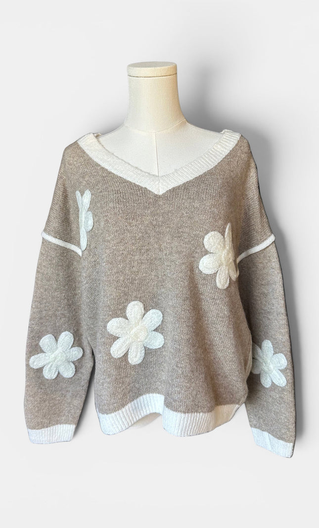 Daisy Drop Sweater