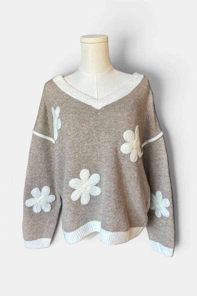 Daisy Drop Sweater