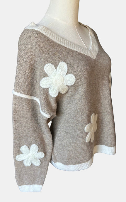 Daisy Drop Sweater