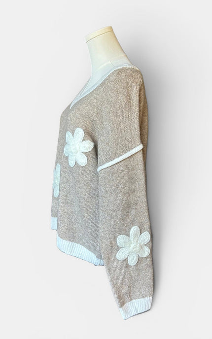 Daisy Drop Sweater
