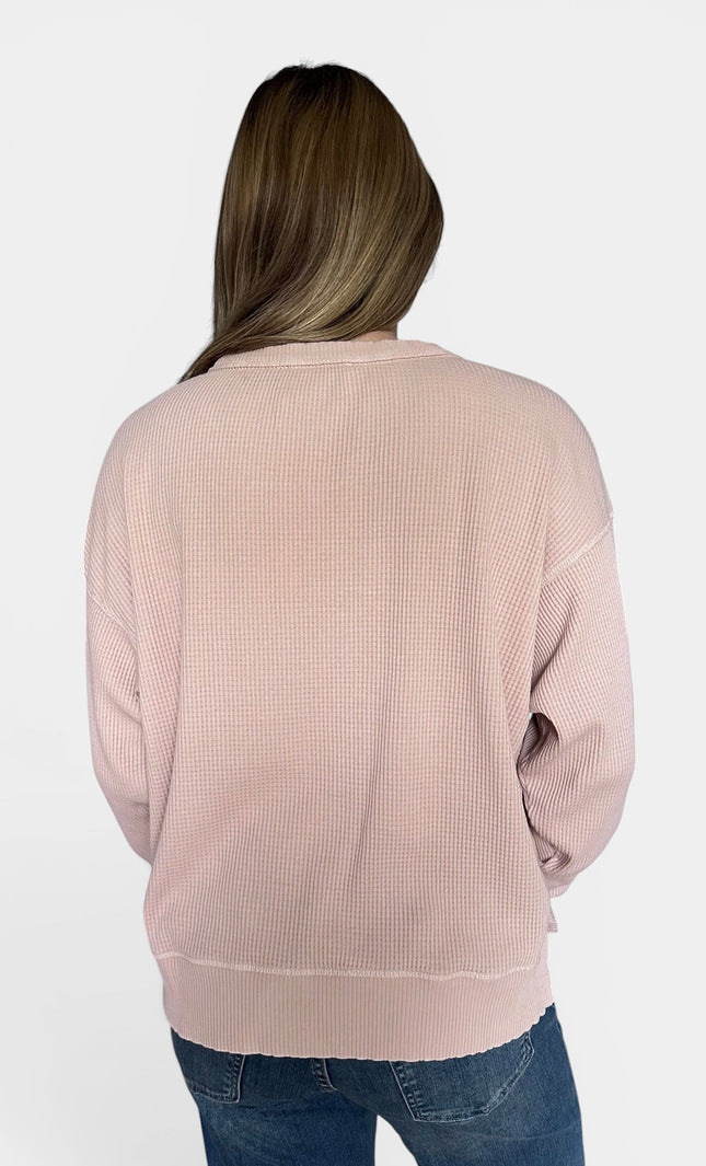 Soft cotton spandex knit top for everyday wear