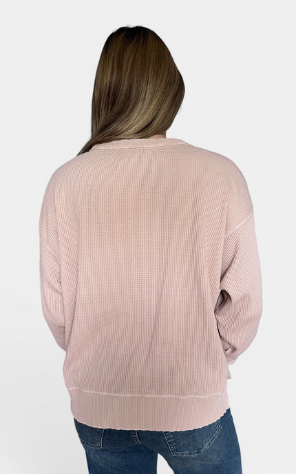 Soft cotton spandex knit top for everyday wear