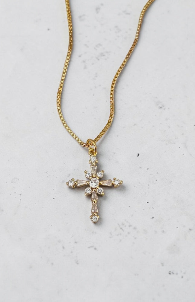Gold Cross Necklace