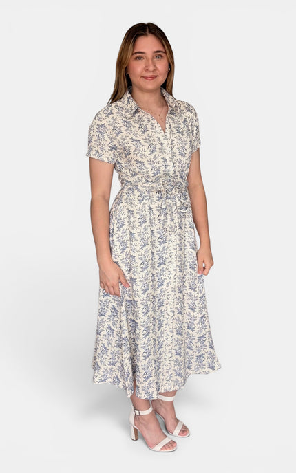 Valerie Floral Shirt Dress