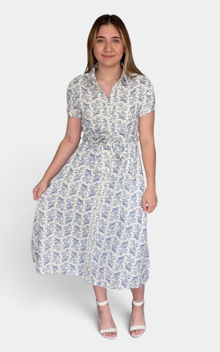 Valerie Floral Shirt Dress