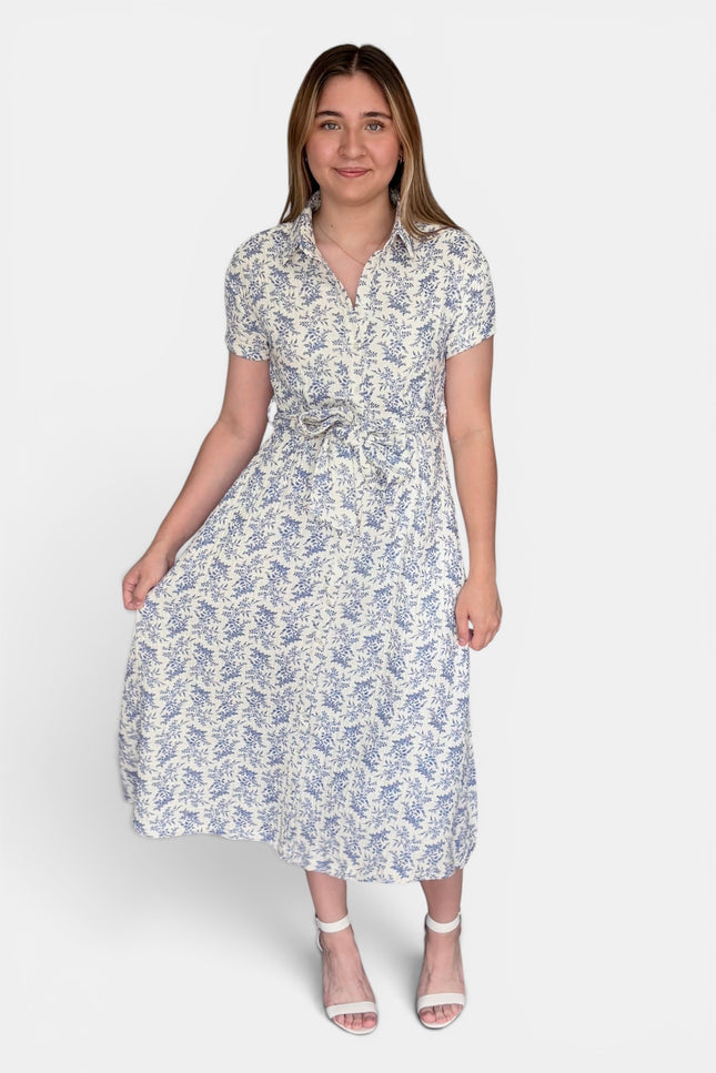 Valerie Floral Shirt Dress