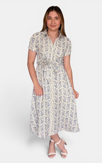 Valerie Floral Shirt Dress