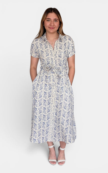 Valerie Floral Shirt Dress