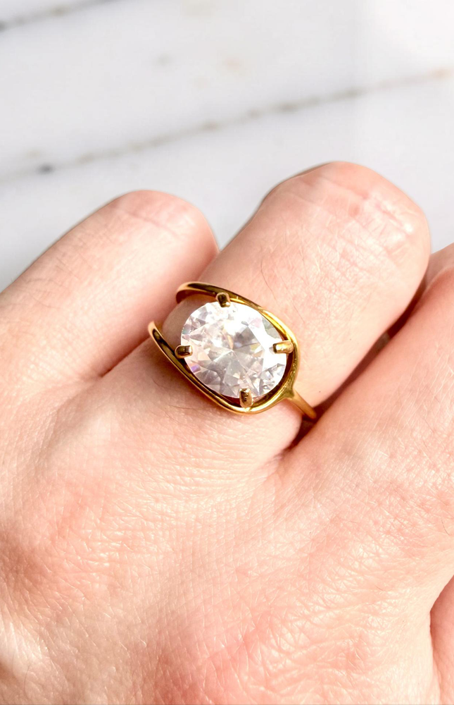 Statement Crystal Ring