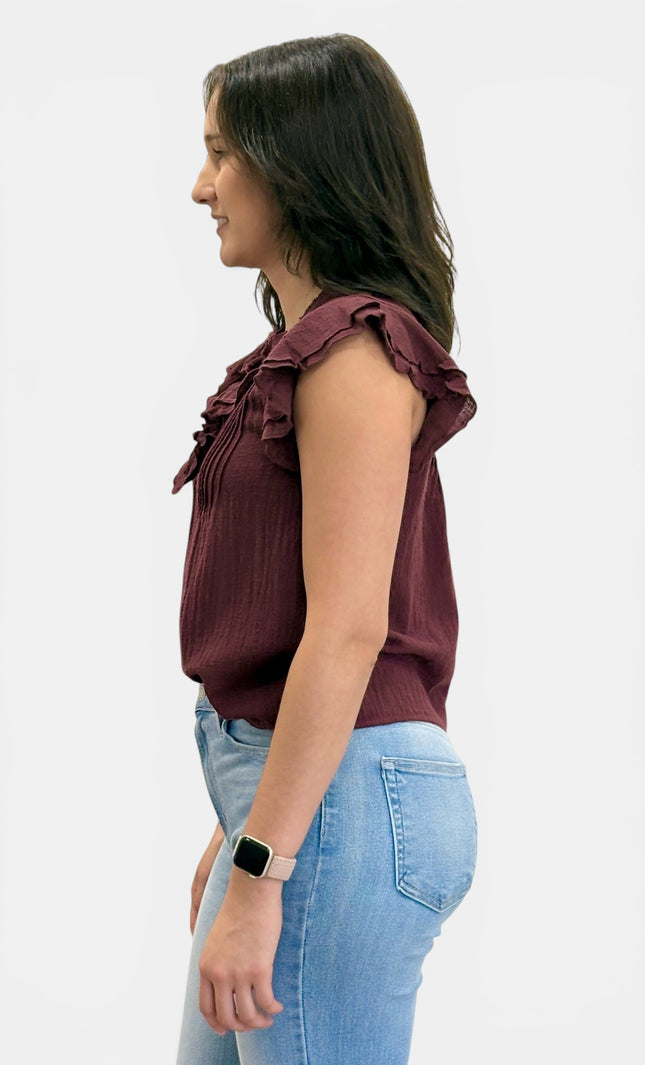Bordeaux Grace Top
