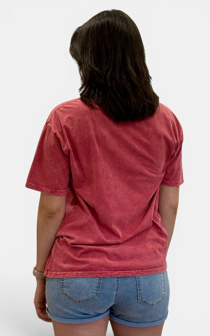 Jesus is King Mineral Washed Tee