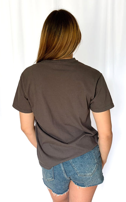  Back view of Made to Worship faith graphic tee