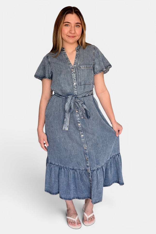 Maeve Tencel Midi Dress