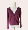 Merlot V-Neck Sweater Top