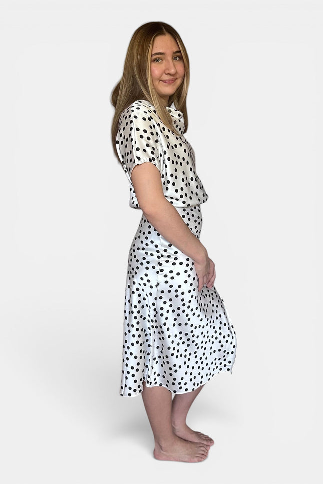 Renee C Polka Dot Dress