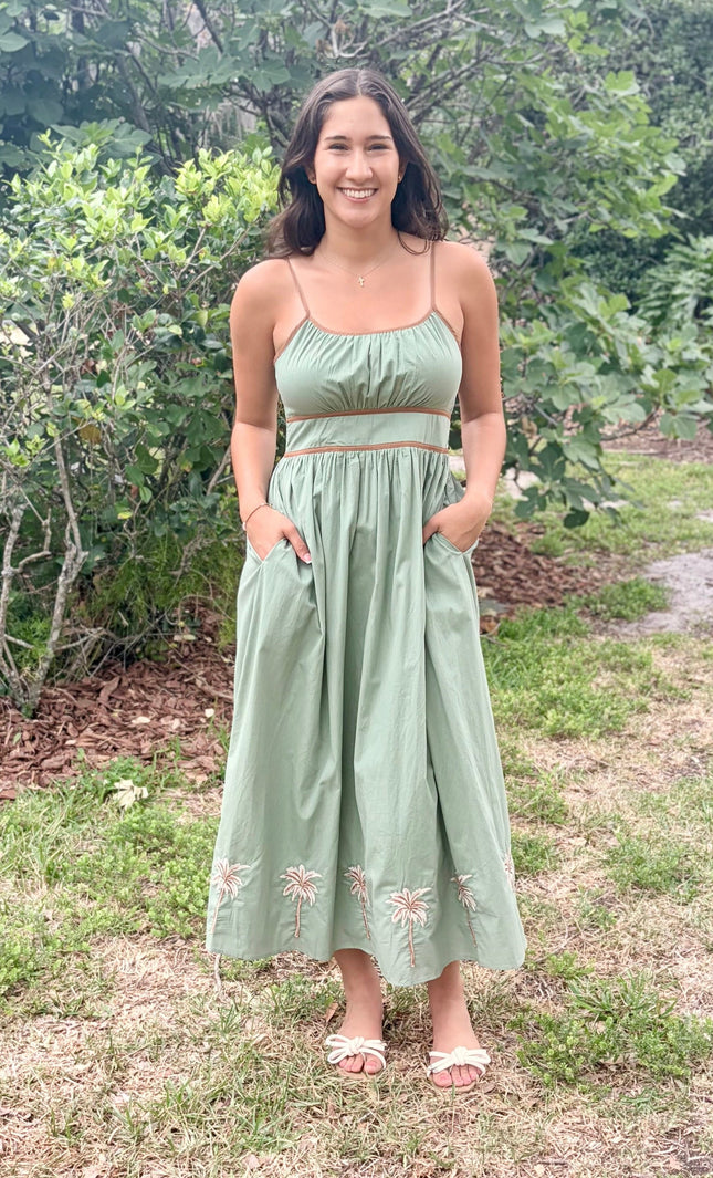 Riviera Cotton Maxi Dress
