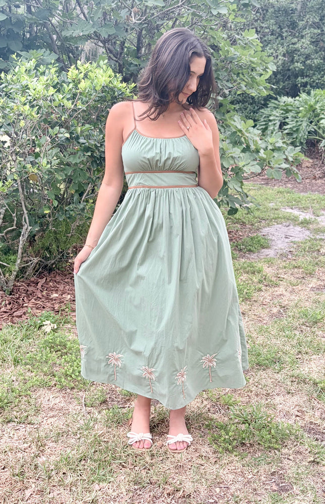Riviera Cotton Maxi Dress