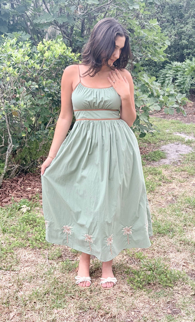 Riviera Cotton Maxi Dress