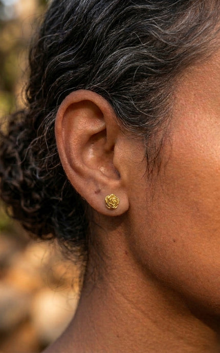 Rose Stud Earrings