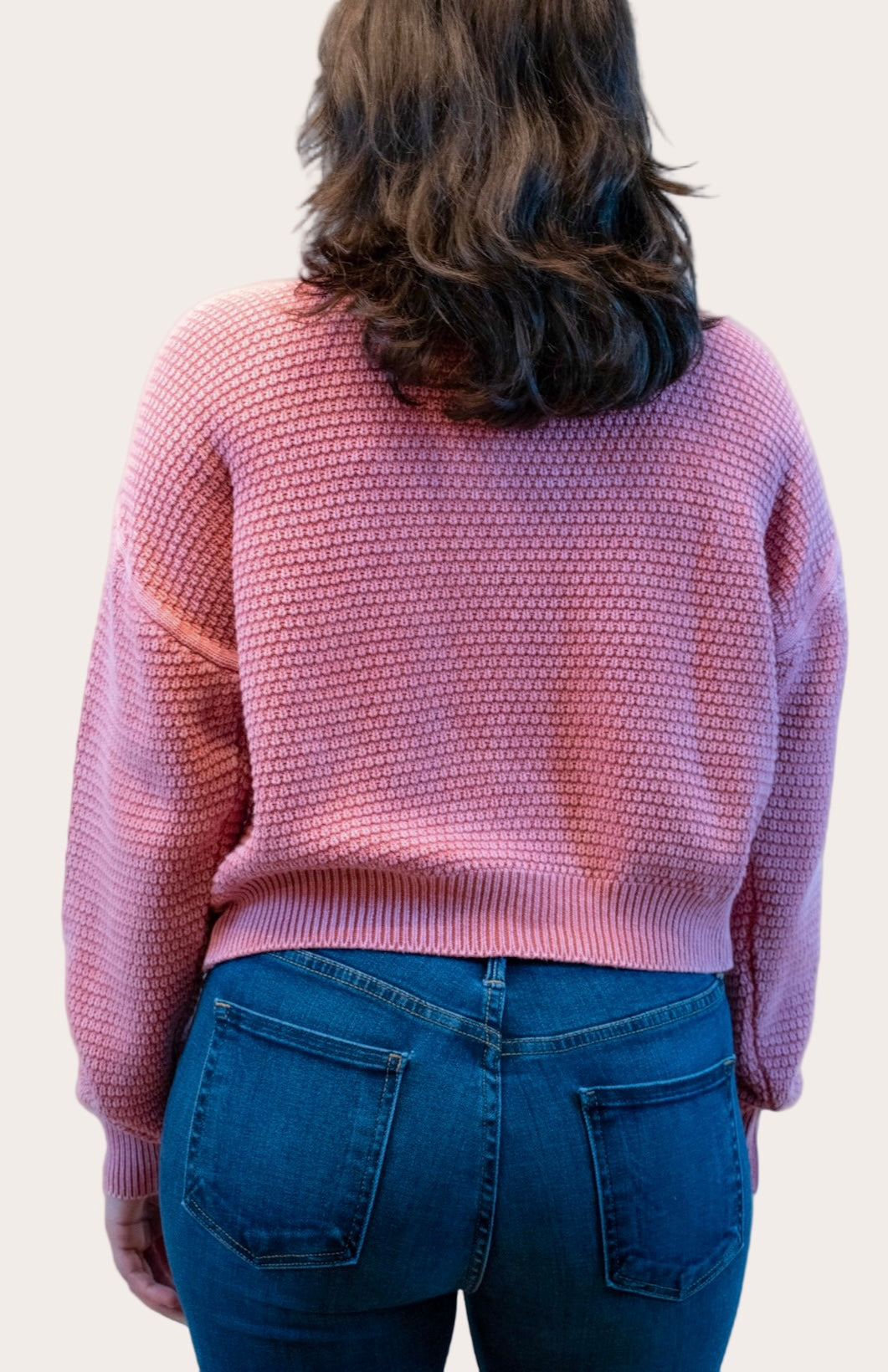 Rosewood Cable Knit Cardigan