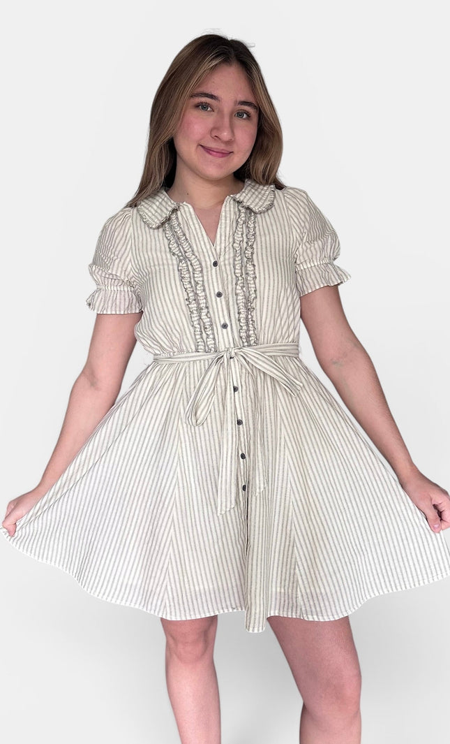 Ruthie Striped Mini Dress