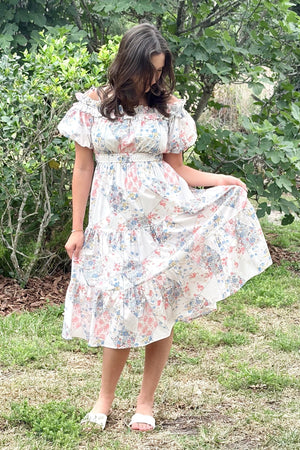Coral Multi Floral