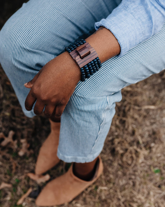Unity bracelet made by trafficking survivors