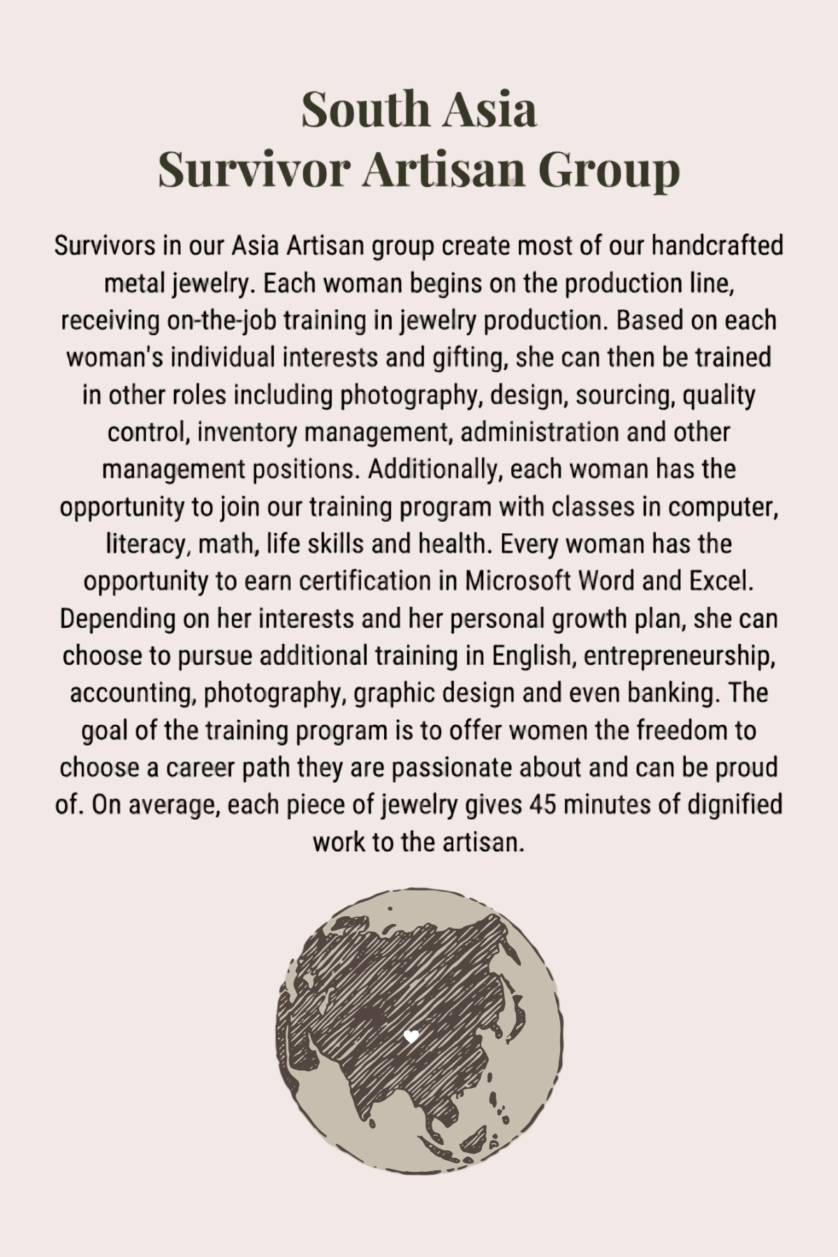 Bold in Spirit Bracelet — 14K gold-plated stainless steel bracelet engraved with “Fearless,” ethically made by survivors from Justyna Grace Boutique.