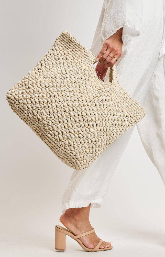 Camila Woven Tote Bag