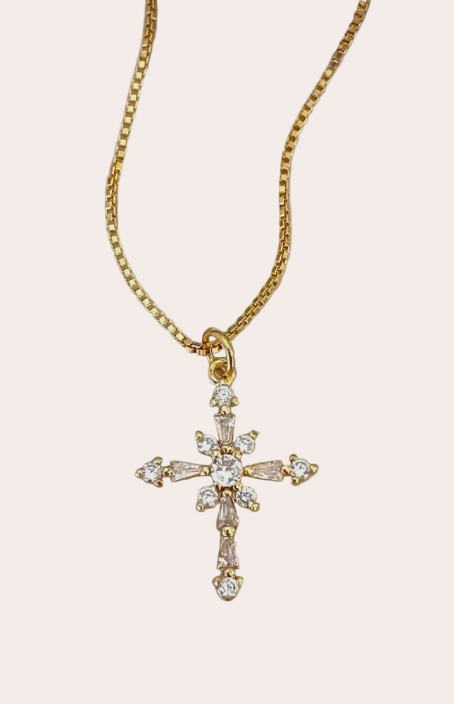 Gold Cross Necklace