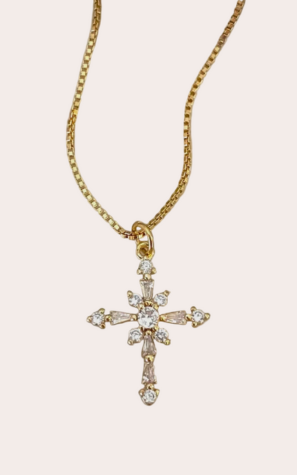 Gold Cross Necklace