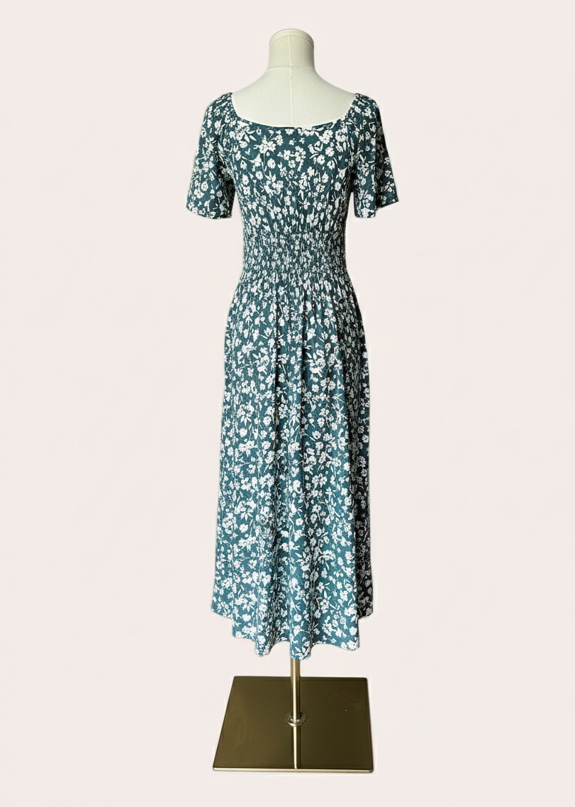 Floral Print Midi Dress