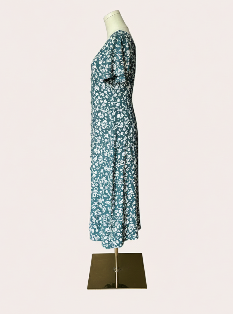 Floral Print Midi Dress