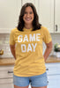 Vintage-style “Game Day Sports” graphic tee in soft garment-dyed cotton with relaxed unisex fit.