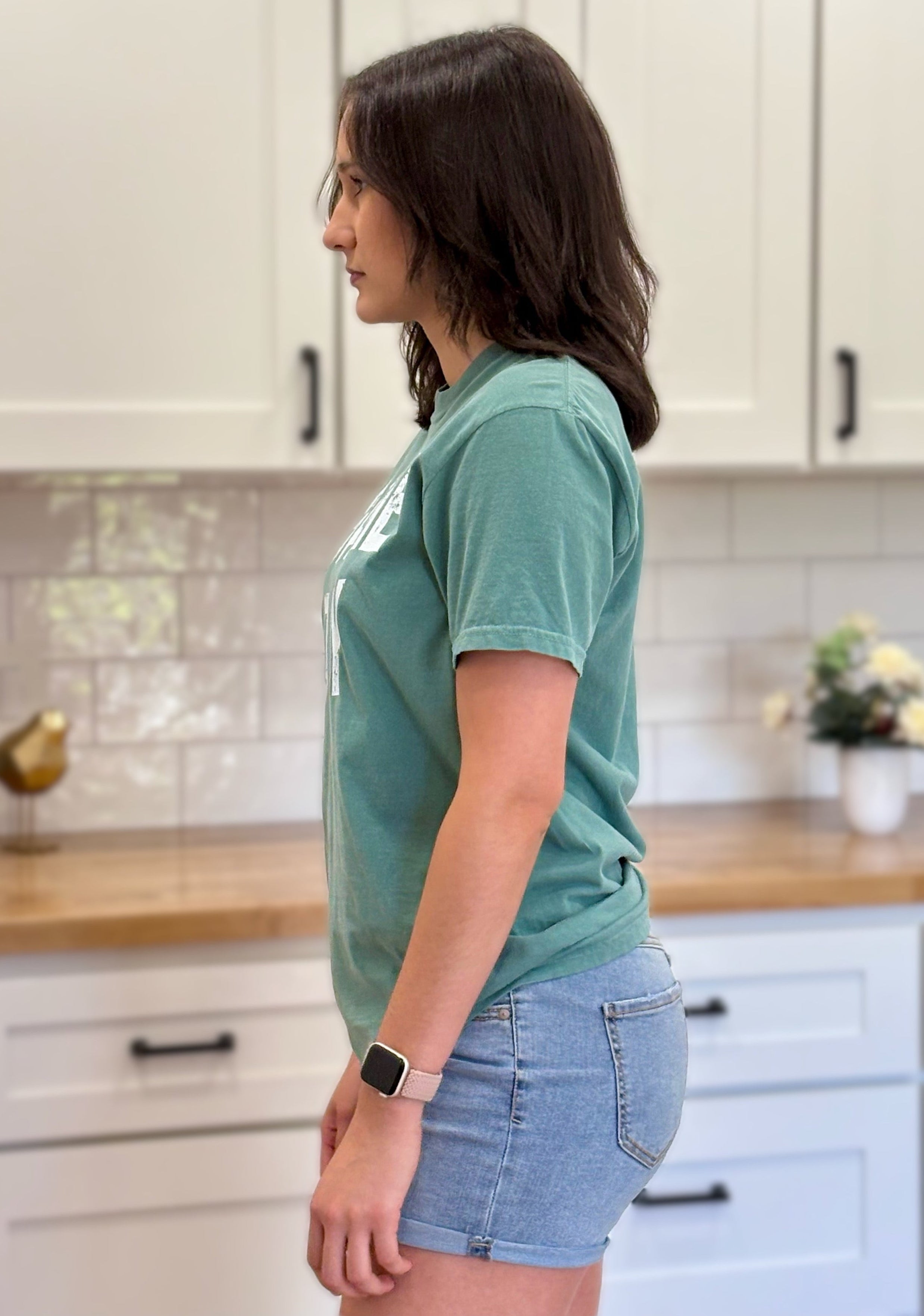 Vintage-style “Game Day Sports” graphic tee in soft garment-dyed cotton with relaxed unisex fit