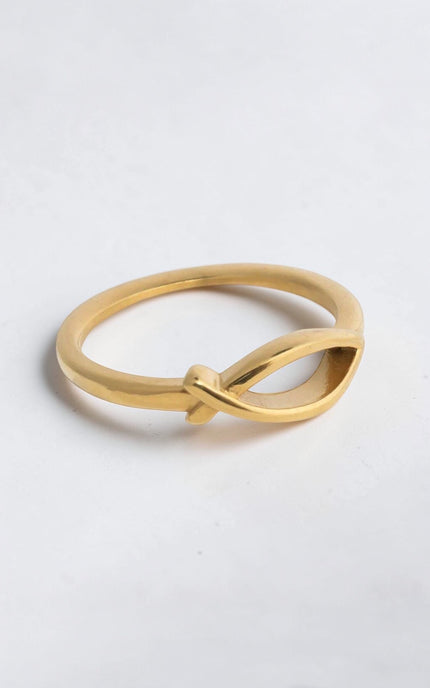 gold ichthys ring stainless steel waterproof faith jewelry