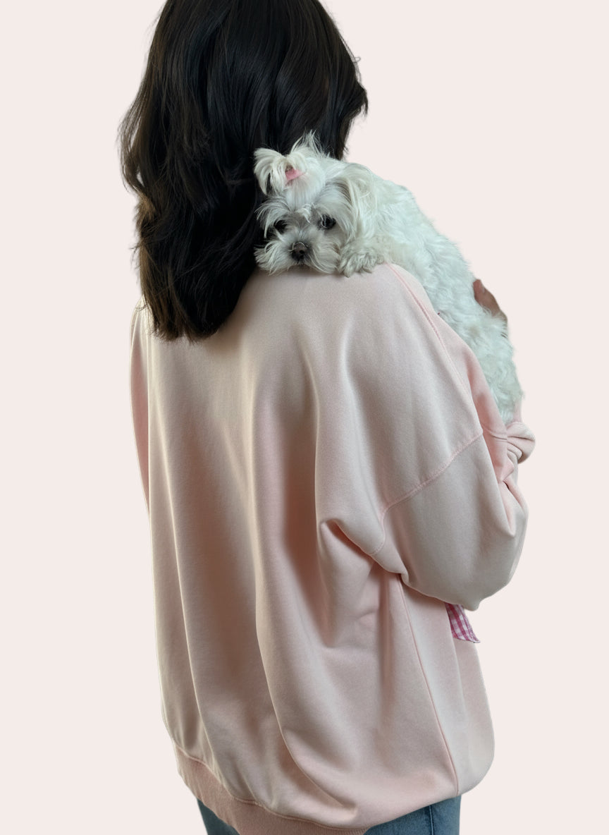 Jesus Saves Mineral Wash Crewneck — vintage-style faith sweatshirt with gingham and floral patchwork from Justyna Grace Boutique.