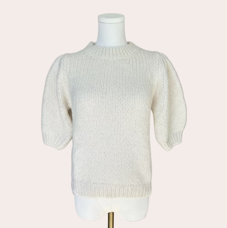 Puff Sleeve Knit Sweater
