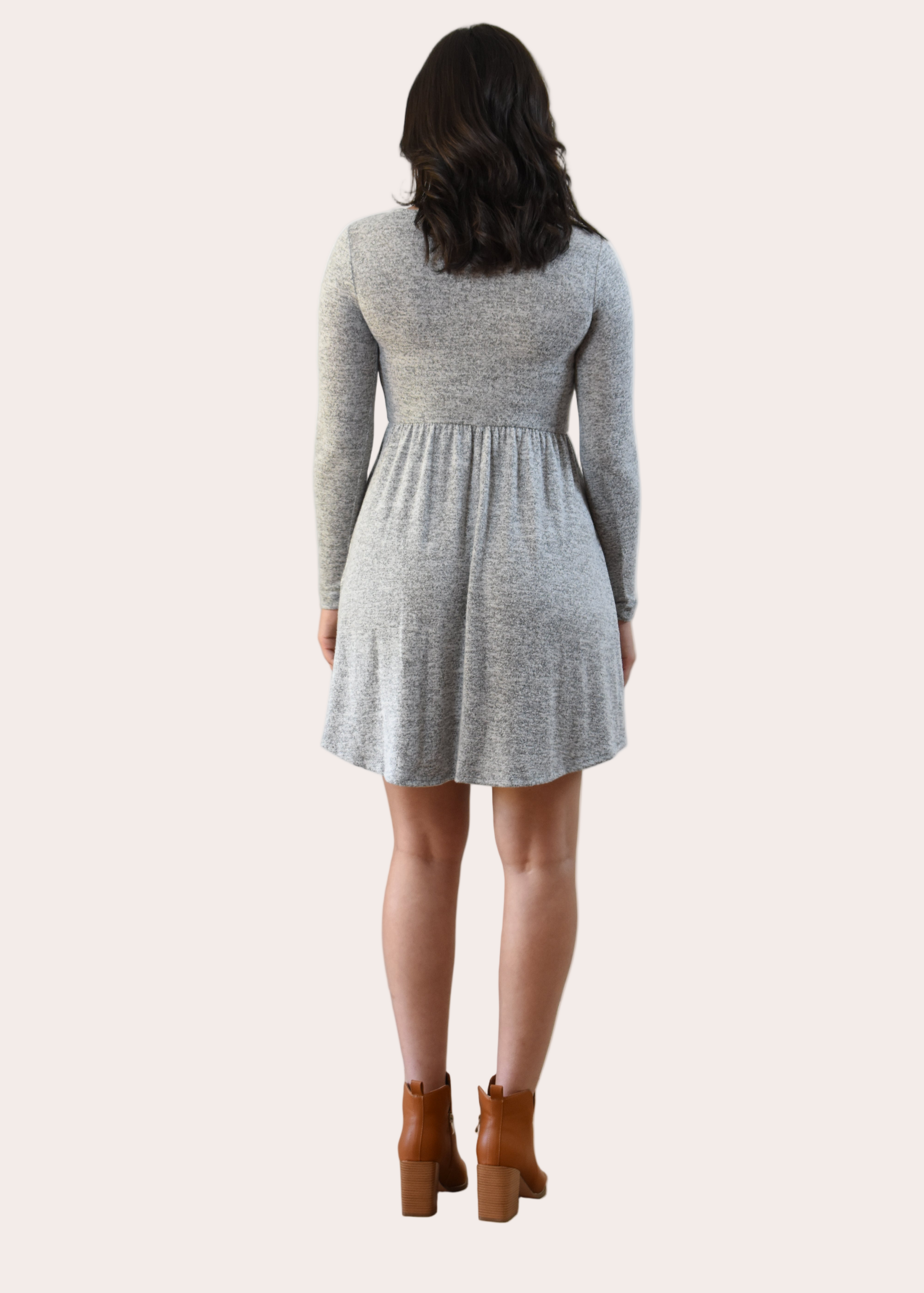 Silver Mist Knit Dress